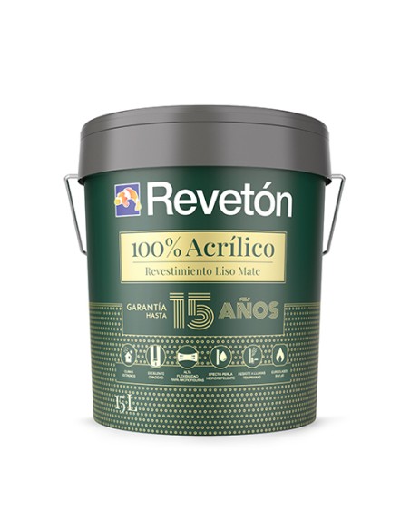 Reveton Liso 100% Acrilico Blanco 4 lt
