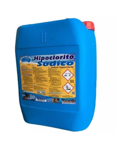 Garrafa Hipoclorito Sódico 25kg