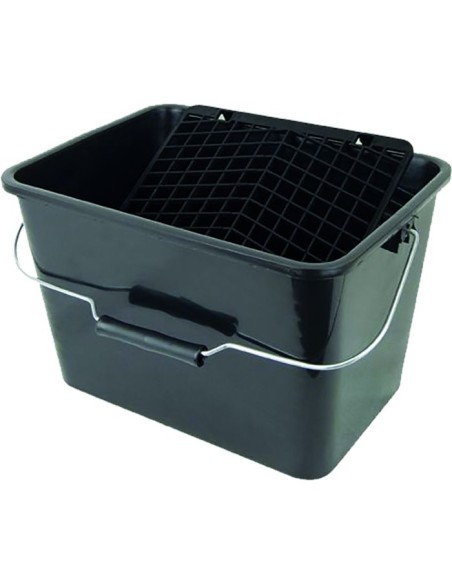 Cubeta Pro de Plástico 16L + Rejilla Plástico