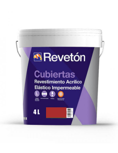 Cubiertas Rojo Teja Impermeabilizante 4 Lts