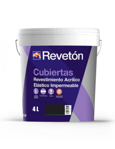 Cubiertas Negro Impermeabilizante 4 Lts