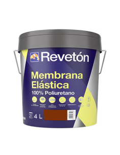 MEMBRANA ELASTICA 100% POLIURETANO ROJO 4 LT
