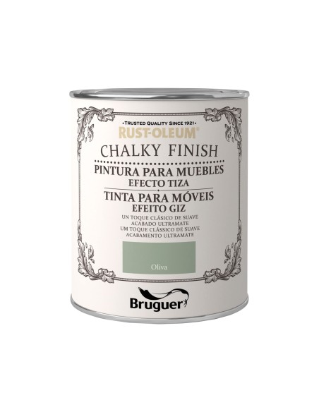 Pintura a la Tiza Chalky Finish Bruguer Oliva 750 ml