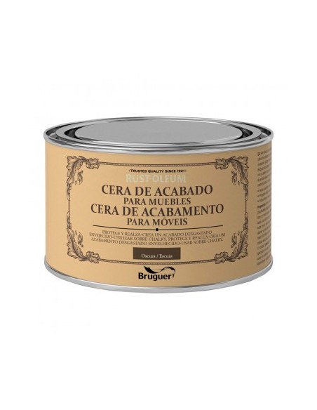 CHALKY FINISH CERA MUEBLES OSCURA 400ML