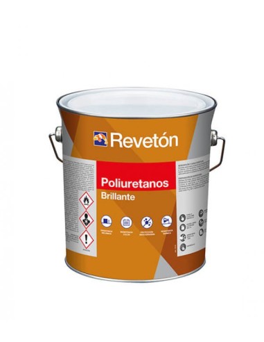 Reveton Poliuretano 2 Componentes Brillante Blanco 4 Lt