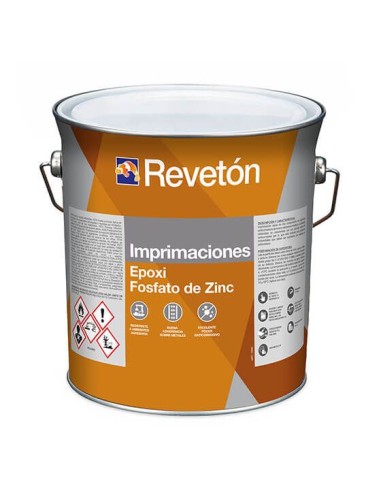 Imprimaciones Epoxi Fosfato Zinc Reveton 4 lts