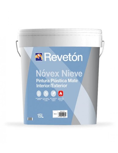 Pintura plástica Nóvex  Blanco Nieve 15 lts