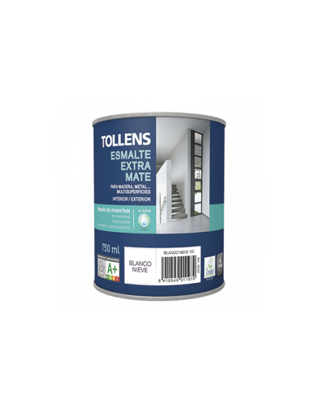 Esmalte Al Agua Blanco Extra Mate 250 ml