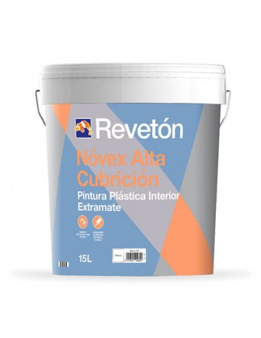 Pintura Plástica Nóvex Alta Cubrición Blanco 4 lts