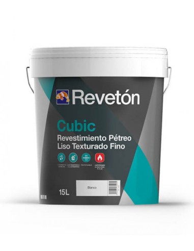 REVETON CUBIC PETREO BLANCO 15 LT