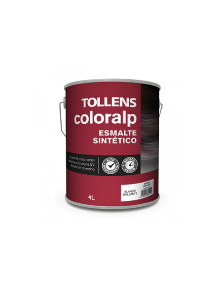 Coloralp brillante alta resistencia Blanco 4 lt
