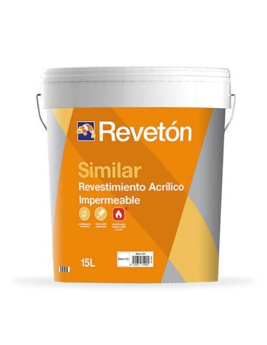 Reveton Similar Rugoso Blanco 15 Lts