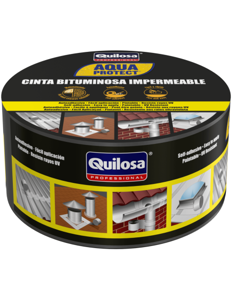 Cinta Bituminosa Impermeable Aluminio 10 cm X 10 m