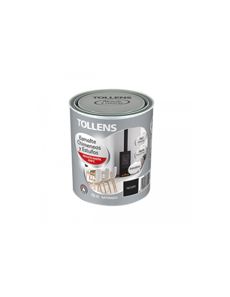 Esmalte chimeneas y Estufas Negro 750 ml