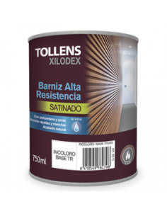 BARNIZ ALTA RESISTENCIA SATINADO AGUA 750 ML